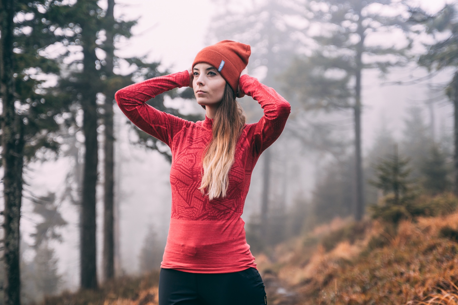 Husky Merhat 1 L-XL, černá Pánská merino čepice (obrázek 9)