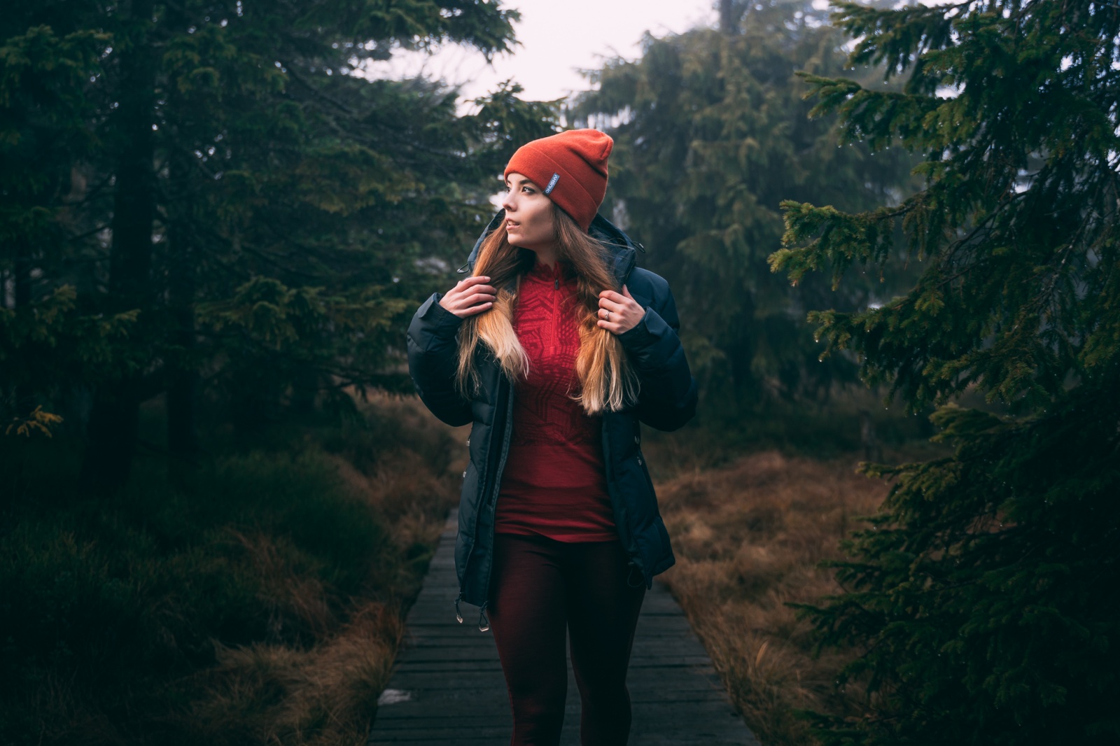 Husky Merhat 1 L-XL, černá Pánská merino čepice (obrázek 10)