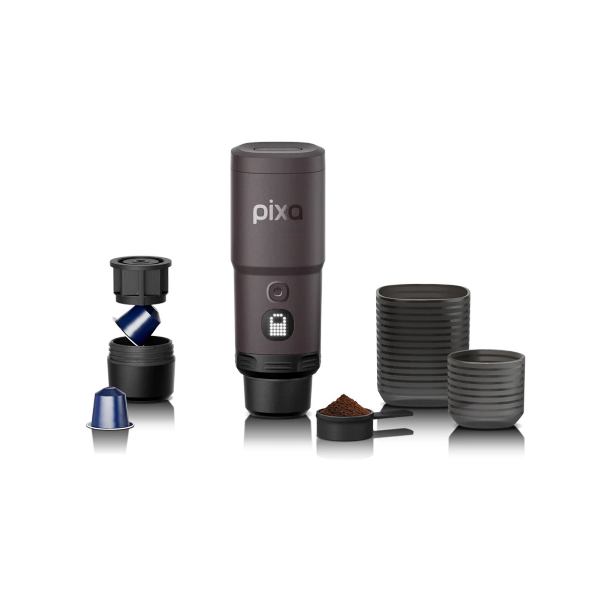 Wacaco Pixapresso tmavě burgundská Kávovar