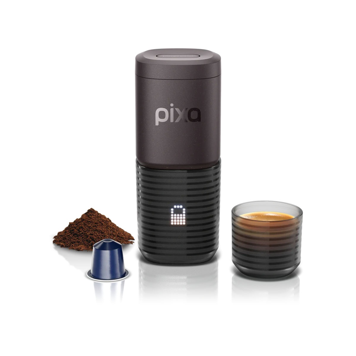 Wacaco Pixapresso tmavě burgundská Kávovar