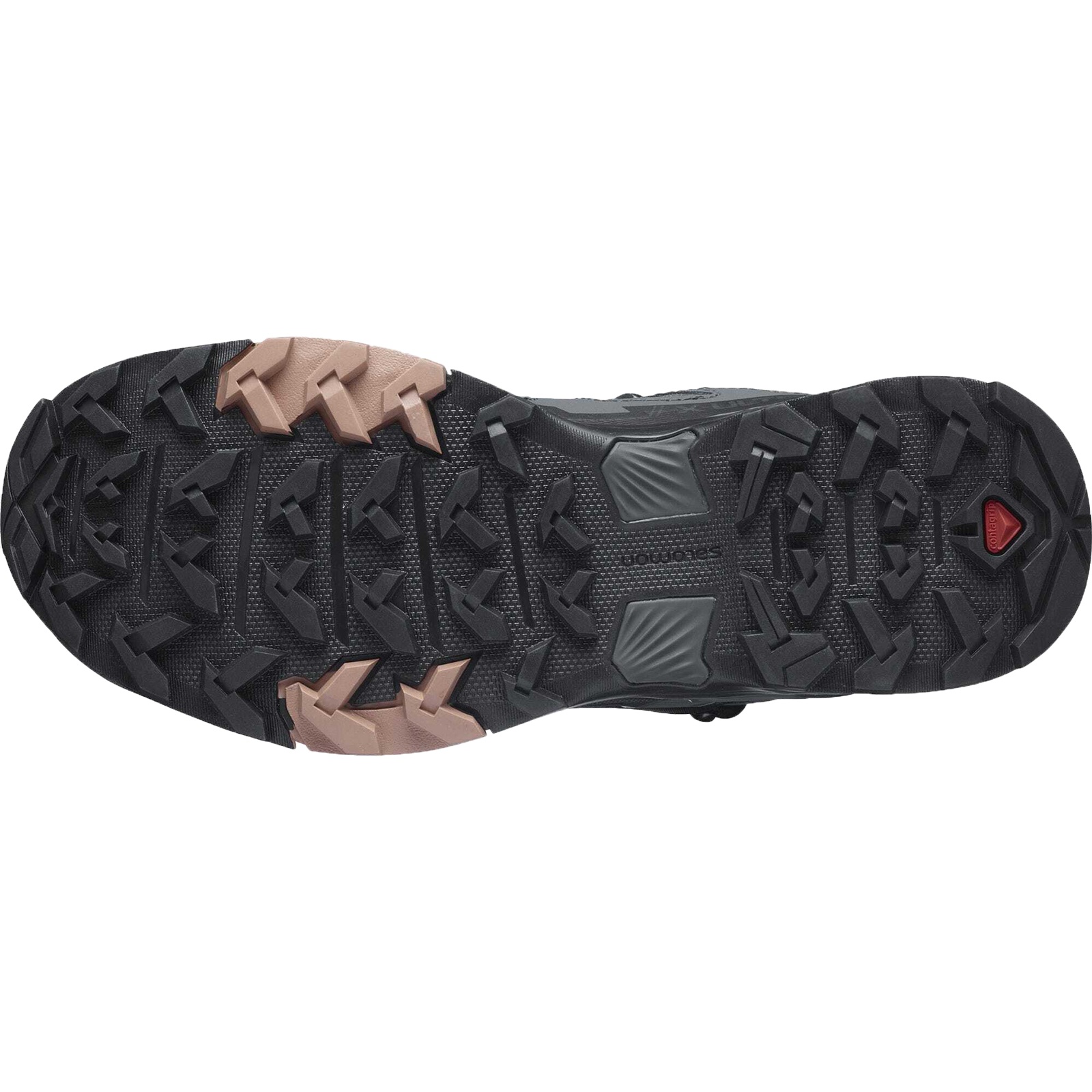 Salomon SALOMON X ultra 4 mid GTX EU 38 ⅔, Ebony/Mocha Mousse/Almond Cream Dámské turistické boty