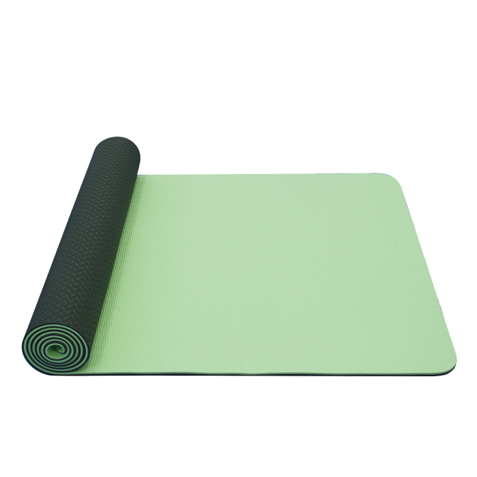 Levně Yate YATE Yoga mat dvouvrstvá sv.zelená/tm.zelená Podložka na cvičení