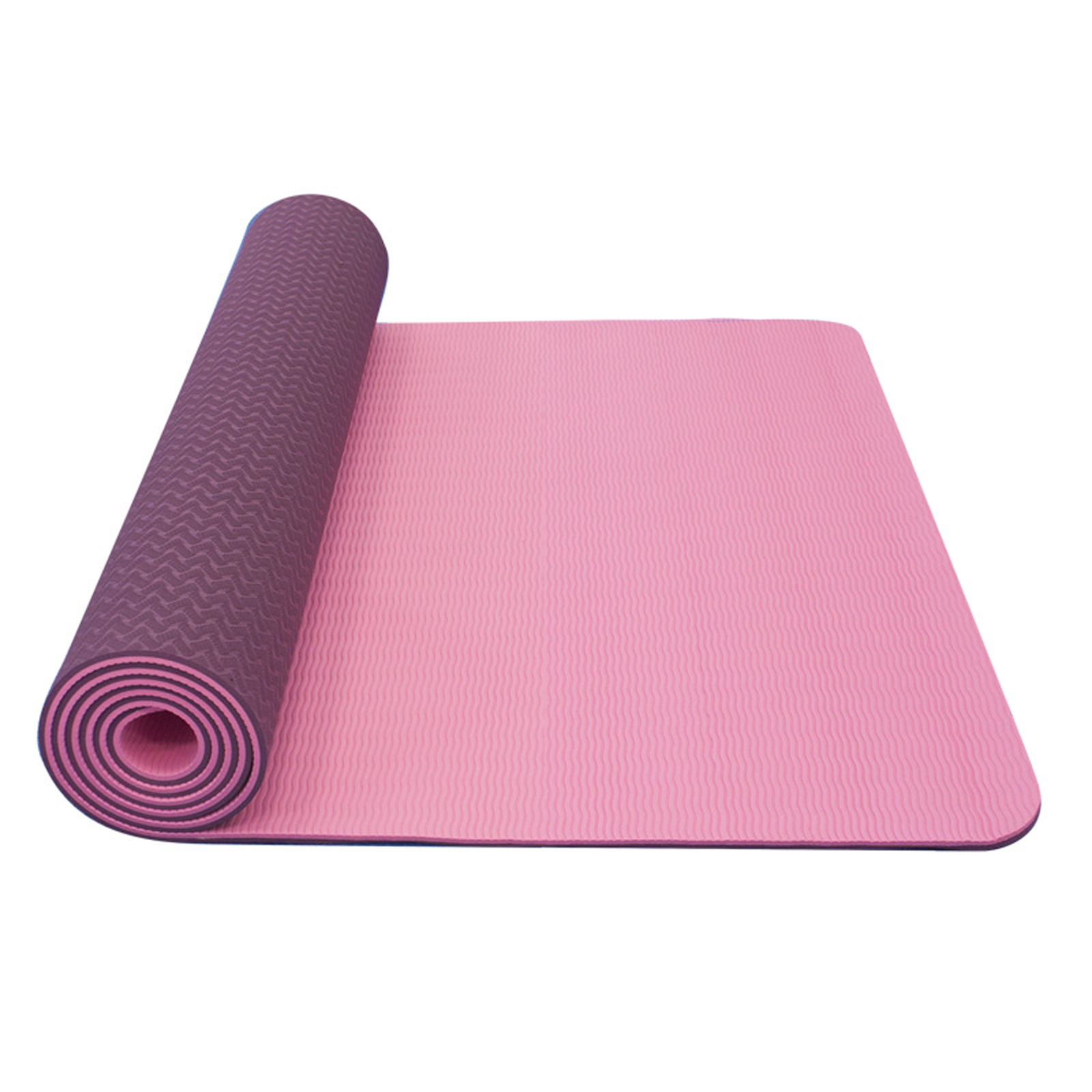 Levně Yate YATE Yoga mat dvouvrstvá růžová/fialová Podložka na cvičení